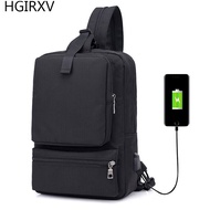 KY-JD bag /HGIRXV平板背包男士胸包大容量A4单肩斜挎包13英寸苹果MacBook电脑两用 MYLS