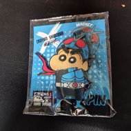 蠟筆小新 x 幪面超人 假面騎士 襟章 徽章 週邊配飾 AA04719