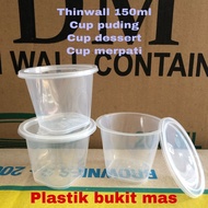 PTR Thinwall 150 ml / cup merpati / cup puding / cup dessert / kotak