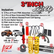 3 Inch Lift Up Combo Package 4x4 Toyota Hilux accessories Ford Ranger accessories Mitsubishi Triton
