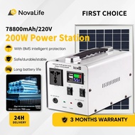 Solar Power Station 500w 288000mah Portable Power Bank with Solar Panl Generator Power Supply Charge