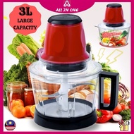 绞肉机【Ready Stock】XIAOMI EXTRA LARGE High-quality Electric 3L Meat Mincer Chopper Food Processor Multi