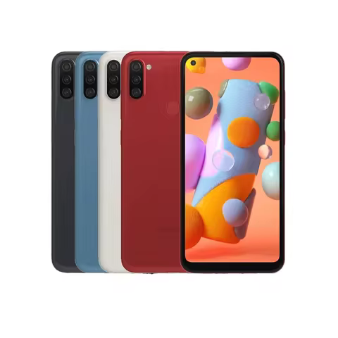 Samsung Galaxy A11 A115F 4G Mobile Phone 6.4'' 2GB RAM 32GB ROM 13MP+5MP+2MP+8MP Octa-Core Original 