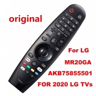 รีโมทคอนโทรล MR20GA ของแท้ใหม่รีโมทคอนโทรล AKB75855501สำหรับ LG AI ThinQ 4K 55UP75006สมาร์ททีวี NANO