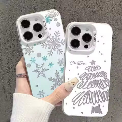 Christmas Tree Casing For Xiaomi POCO X7 F7 Pro X6 F6 M6 F4 X5 F3 GT X3 NFC Mi 14T Pro 13 11 Lite 5G