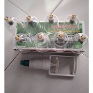 8 Pcs C03/Kit Sample Pack Plastic Cup I Cawan Bekam Satu Set Alat Bekam I Medical Vacuum Cupping I