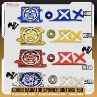 RADIATOR SPINNER COVER PACKAGE VARIO 150 PCX ADV STYLO 150 + RADIATOR NECK COVER FREE REGULATOR CAP