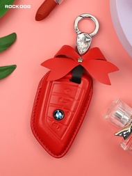 BMW 植鞣牛皮汽車鑰匙皮套 i3 i4 i8 ix G20 G30 520 刀鋒鑰匙包