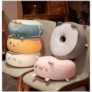 Soft Donut Stuffed Pillow Cute Motif Donut Pillow Office Chair Decoration Bedroom Back Pillow
