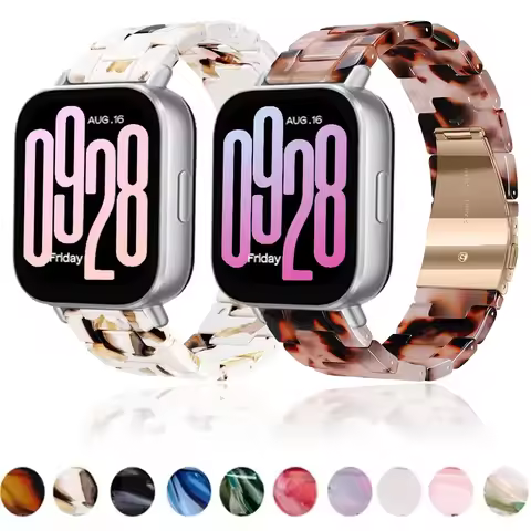 20mm 22mm Resin Strap For Redmi Watch 5 Lite/Active Xiaomi Watch 5-S5-4-3-2 Fashion Replaceable Brac