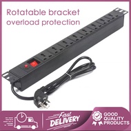 PRORACK 8 Slots Universal PDU Power Distribution Unit (PDU) Power Strip Unit for Data Cabinet Rack H