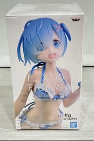 現貨 正版 EXQ Figure 從零開始的異世界生活 雷姆 B款 藍色泳裝 美少女 長盒 景品 公仔 EQX長盒