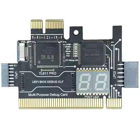 BNGF-TL611 PRO Diagnostic Card, Pcie Diagnostic Card for Desktop Pci Motherboards for Desktops and L
