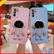 OPPO A16 Reno6 4G Reno6Z Reno 7Z 5G Reno 6 Reno 7 4G Reno 8T 5G Astronaut Stand Phone Case YHY