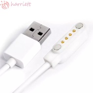 HARRIETT Charging Cable Y95 KW18 KW88 KW98 DM Children's Watch 7.62 Space Magnetic 4Pin USB 2.0 Charger Cord
