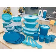 Tupperware Bekas Lauk Set Hidang Blossom Serving Set Set Pinggan Mangkuk Tableware Plates Bowls Jug 