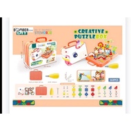 STEM CREATIVE PUZZLE BOX Building Blocks Assembly 163PCS