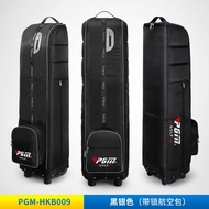 PGM Golf Bag with Wheels Thickened Foldable Checked Golf Travel Bag