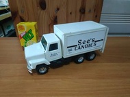 See's Candies Metal Delivery Tuuck 1987 Mad in USA