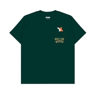 HIJAU M231 Kids Renard The Fox Green Short T-shirt 1049B