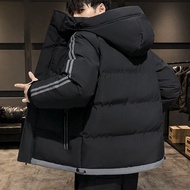 ROMON | Áo khoác lông vũ dày mùa đông cho nam LOMON Áo khoác ngoài có mũ trùm đầu ấm áp Áo khoác lôn