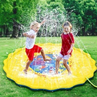Kids Inflatable Splash Wading Pool 100/170cm Fountain Splash Sprinkler Water pad Children Kolam Air 