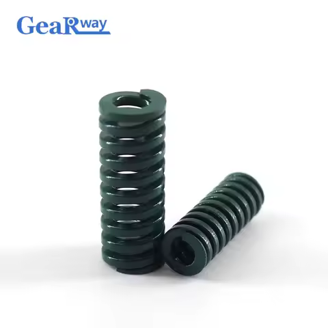 Gearway 4pcs Green Die Spring Long 28% Compression Ratio Compression Die Spring TH12x20/12x25/12x30/
