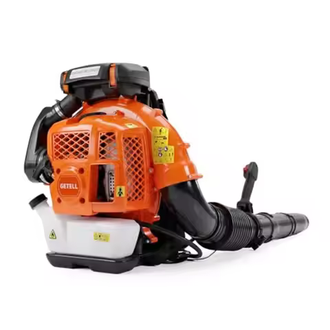 80cc Gas Backpack Leaf Blower 900CFM 206MPH 2-Stroke Engine Heavy-Duty Leaf and Snow Blower for Lawn