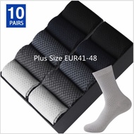 「Cocco figure」   Plus Size EUR41 48 MenFiber Socks Men 39;s Socks Business Breathable Deodorant Compression Socks 10 Pairs/Lot Size