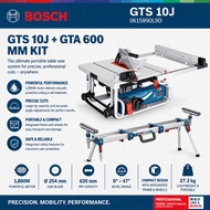 [ BOSCH ] (GTS10J + GTA600) Table Saw Kit | 1800W | 635mm Rip | 254mm Blade