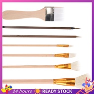 【HOT SALE】 7 Pieces  Glaze Tools, Pottery Supplies Different Shapes of Pottery Glaze Brushes for Pot