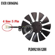 ☽PLD09210S12HH 87MM Cooler Fan For ASUS STRIX GTX 960 970 1050 1070 RX 580 GTX980ti R9 390X 390O!lE