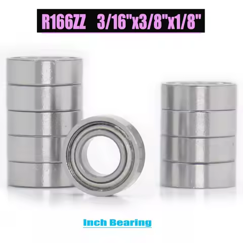 10PC R166ZZ Bearing 3/16"x3/8"x1/8" inch Miniature R166 ZZ Ball Bearings RC Model Parts