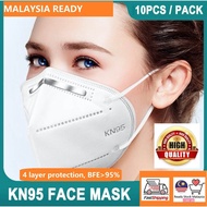 *10pcs* KN95 Topeng(10PC) RPB PARTICULATE RESPIRATOR N95 MASK N95 Particulate Respirator Mask  High 