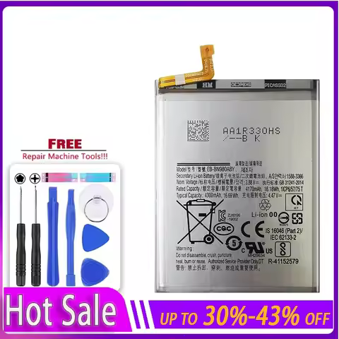 Replacement Battery EB-BN980ABY for Samsung Galaxy Note20 Ultra Note 20 Ultra 5G EB-BN985ABY Mobile
