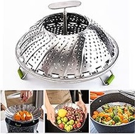 KICOFIT Steamer for Cooking Vegetable Baby Food Steamer Basket Instant Pot Stainless Steel (T-10")