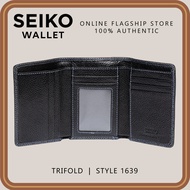 Seiko Wallet - Genuine Leather Trifold (With RFID Blocker) - 1639