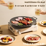 Vision Korean Barbecue Pan Maifan Stone Baking Pan Plate Non-Stick Frying Pan Outdoor Card Oven Iron