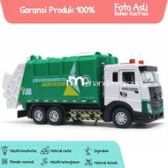 Diecast 6-Wheel Garbage Truck Environmental Sanitation Garbage Truck Car/ Children's Truck Toy/