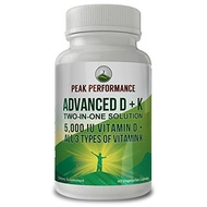 [USA]_Peak Performance Coffee ADVANCED Vitamin D 5000 IU + ALL 3 Types Of Vitamin K By Peak Performa