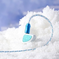 [MTN]white blue HIFI 1DD+2BA Earphones: Immersive Sound & Stylish Design