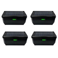 4pack Solar Fence Lights OutdoorFence Color Solar Lights for Wall Backyard Step Railing Patio Pool
