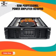 power amplifier nd18pro / nd18 pro rdw profesional