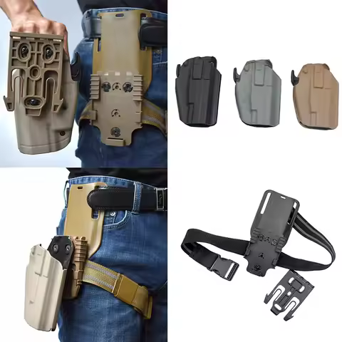 Tactical Gun Holster with QLS 17 for GL 17 18C 20 21 22 37 P226 Taurus PT24 9mm Pistol Case Quick Lo