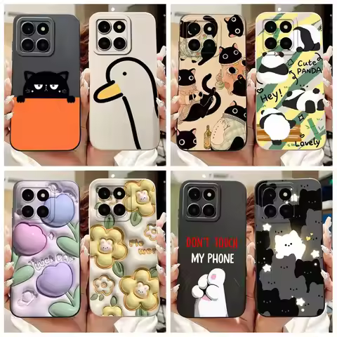 For Huawei Honor X6a Case Honor X6 A X 6a Silicon Soft TPU Funda Cover For Honor X6a HonorX6a Phone 