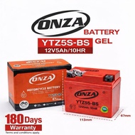 (ONZA)(BATTERY YTZ5S-BS MOTORCYCLE BATTERY YAMAHA HONDA SUZUKI MODENAS BENELLI