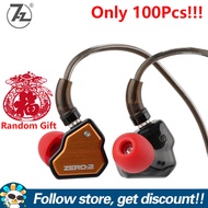 7Hz x Crinacle Zero II Earphone Add Random Gift 32 Ohms HIFI Bass Earbuds Comfortable To Wear 10mm D