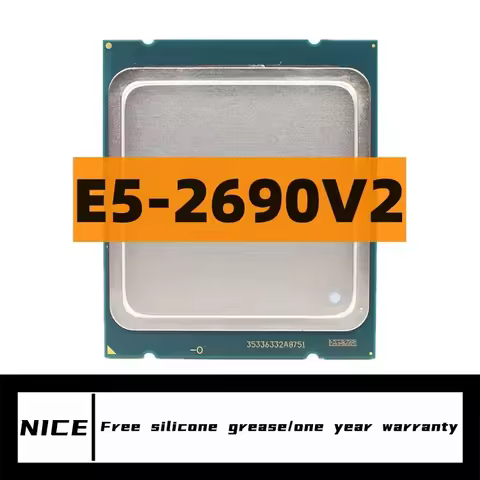 E5 2690v2 2690 v2 Processor SR1A5 3.0Ghz 10 Core 25MB Socket LGA 2011 Xeon CPU