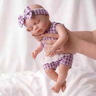 BABESIDE Silicone Reborn Baby Dolls -16 Inch (Weight 4 lb) Full Platinum Silicone Baby Dolls Sleepin