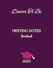 2024 Meeting Notebook With Action Items: Meeting Notes with Motivational Quotes and 2024 Year Calend